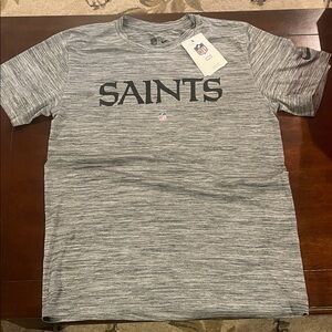 NFL Nike Gray Saints T-Shirt Medium